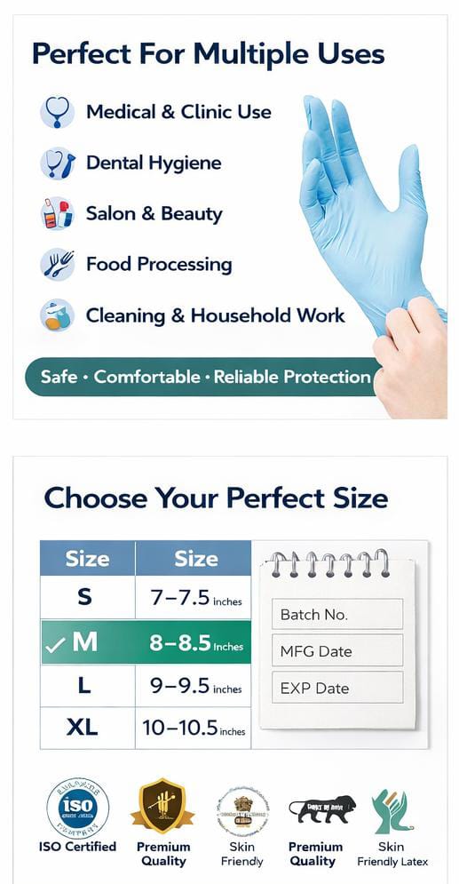 Latex Examination Gloves - Image 3